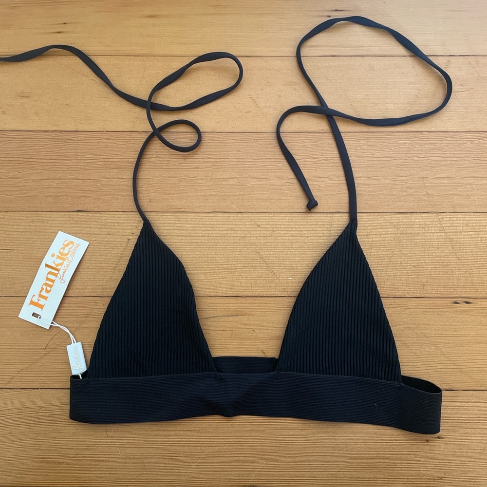 Frankies Bikini Ribbed Bikini Top